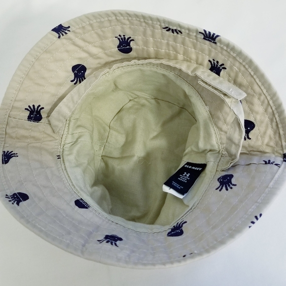 3/$25 NEW Baby Boy's Octopus Print Bucket Hat Size 3-6 Months Nwot - Picture 8 of 11